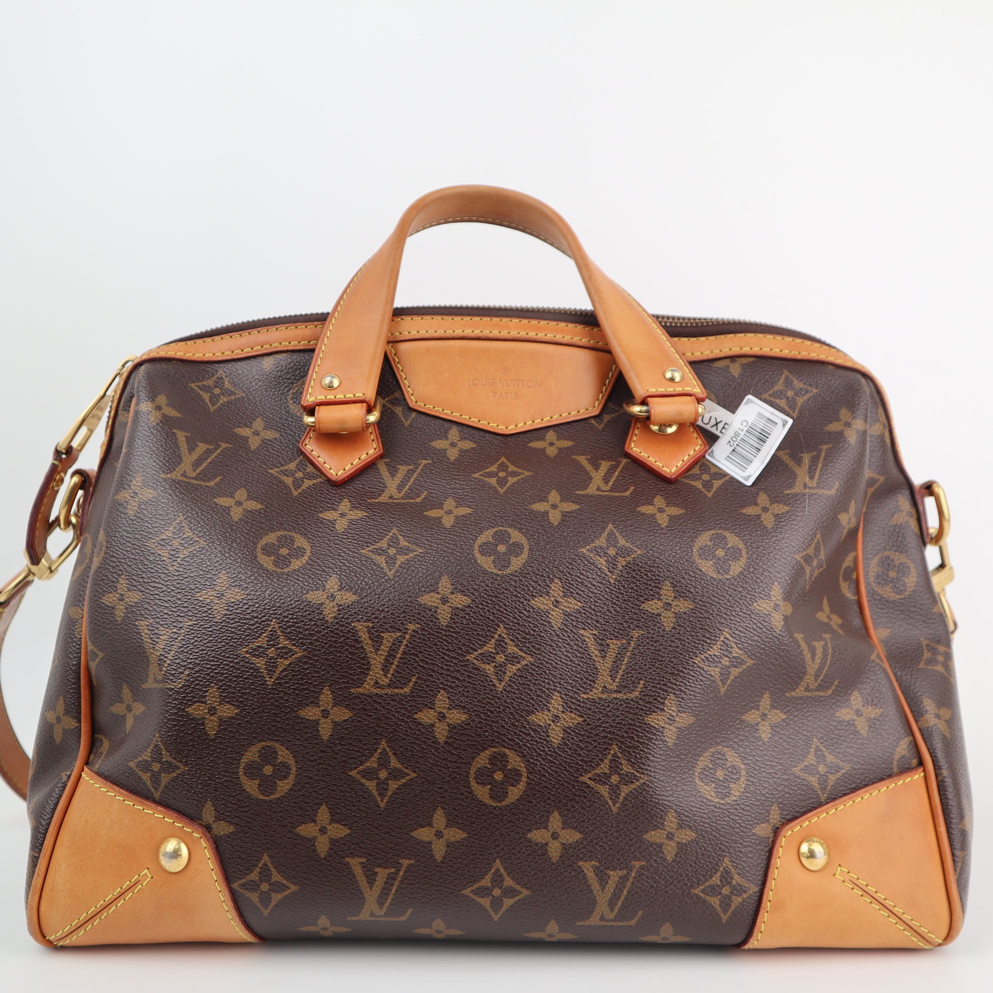 Louis Vuitton Monogram Canvas Retiro PM Shoulder Bag C1802 | Pre-Owned Very Good Brown Monogram Canvas