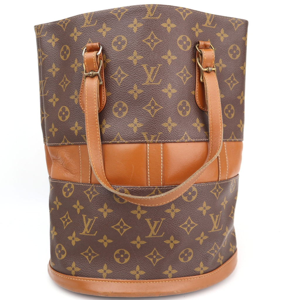 C2756R Louis Vuitton Bucket Bag Monogram Vintage Bucket GM | Pre-Owned Very Good Brown Canvas Monogram