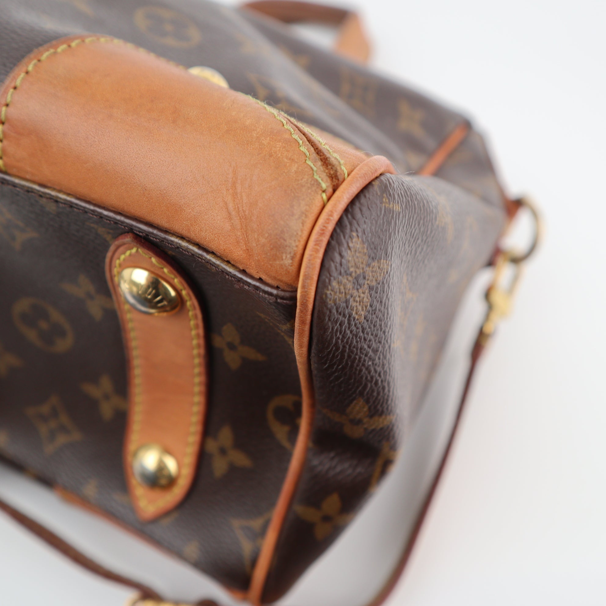 Louis Vuitton Monogram Canvas Retiro PM Shoulder Bag C1803# | Pre-Owned Good Brown Monogram Canvas
