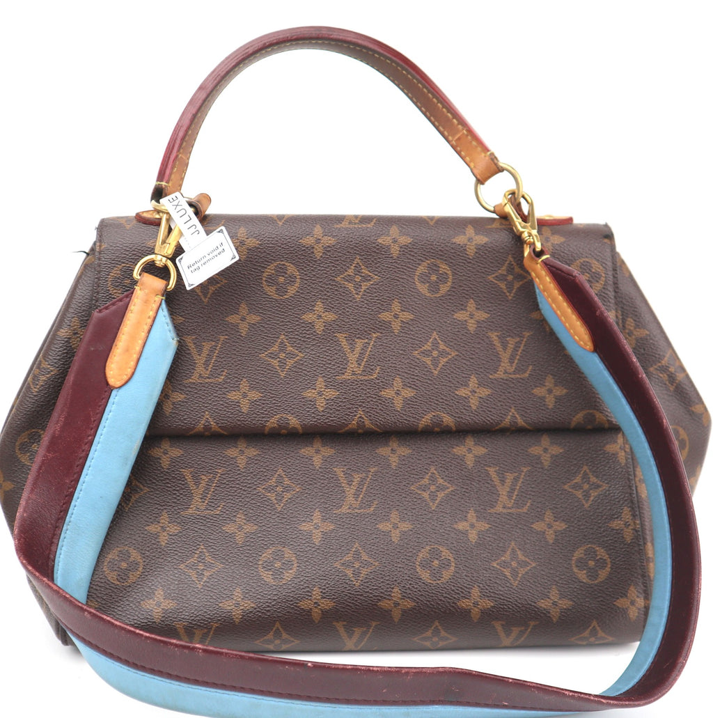 C2759 Louis Vuitton Top Handle Bag Monogram Cluny MM | Pre-Owned Very Good Brown Monogram Canvas