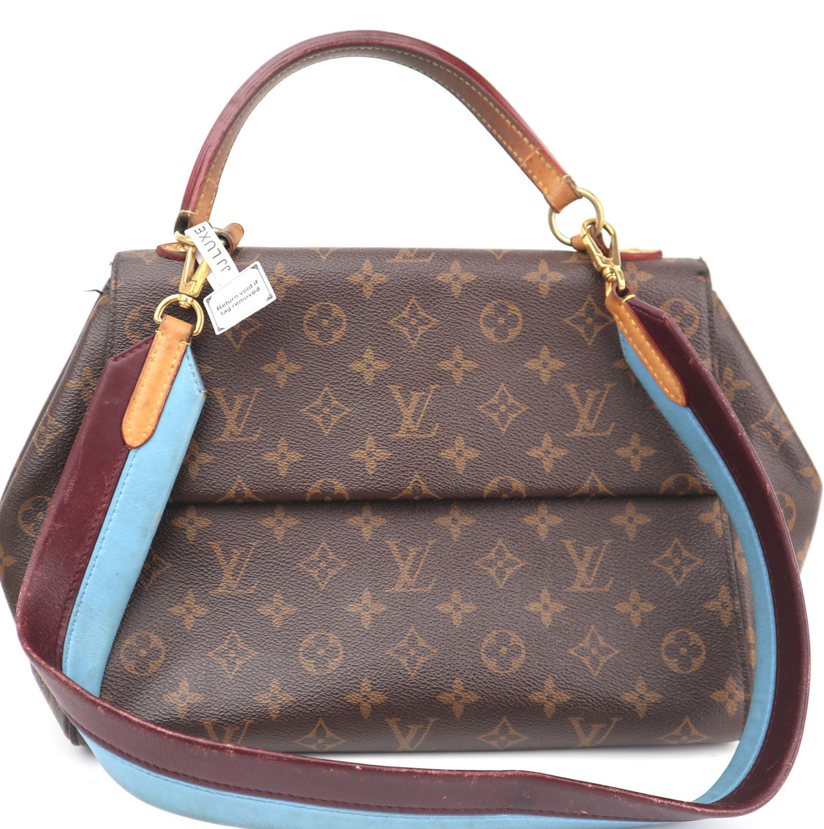 C2759 Louis Vuitton Top Handle Bag Monogram Cluny MM | Pre-Owned Very Good Brown Monogram Canvas