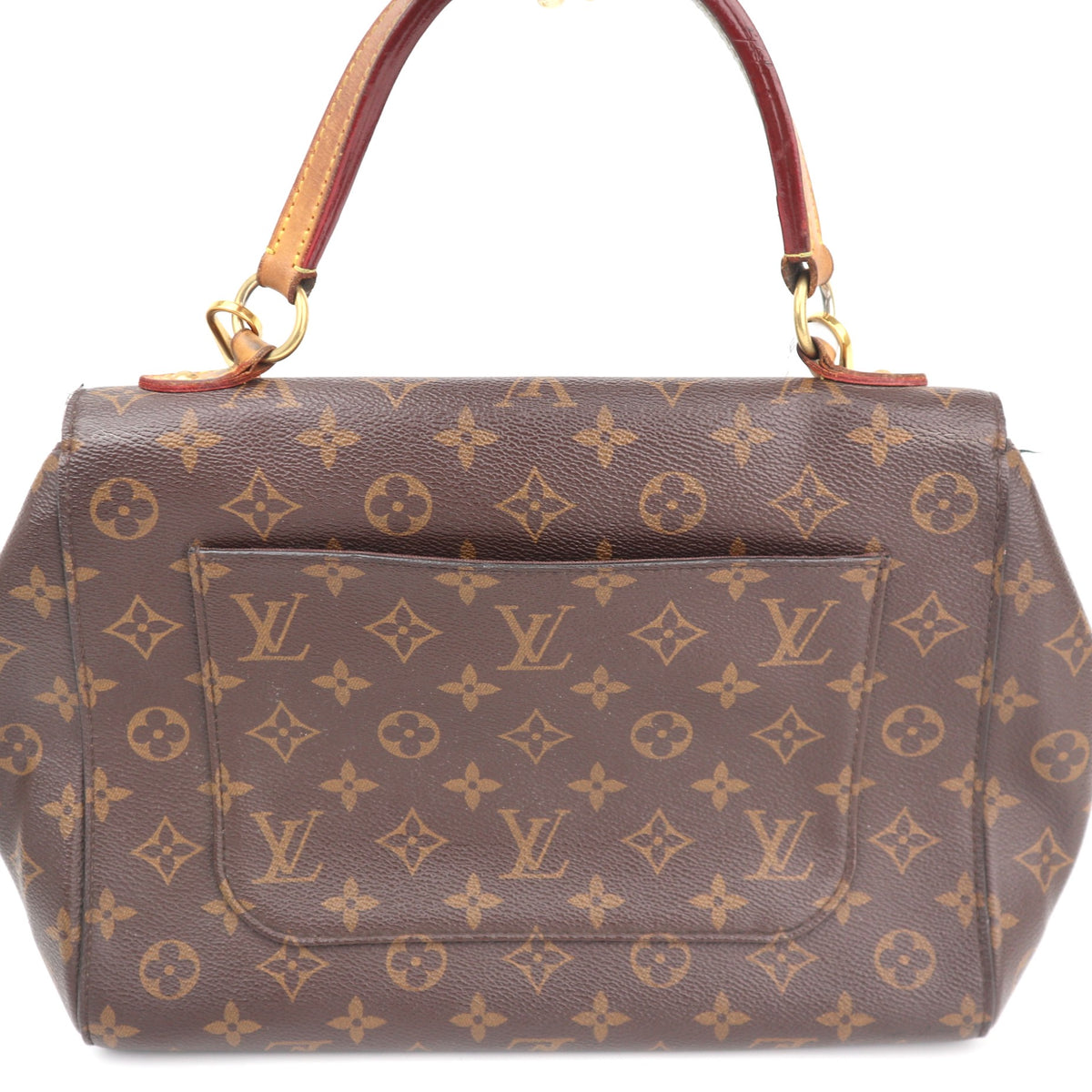C2759 Louis Vuitton Top Handle Bag Monogram Cluny MM | Pre-Owned Very Good Brown Monogram Canvas