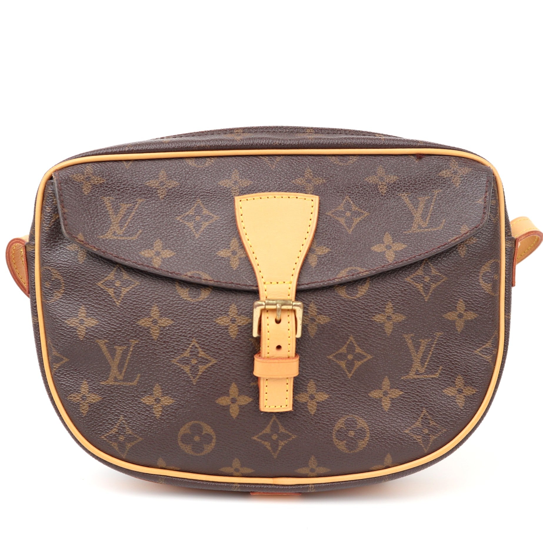 C1254R Louis Vuitton Monogram Canvas Jeune Fille MM Shoulder Bag-Pre Owned