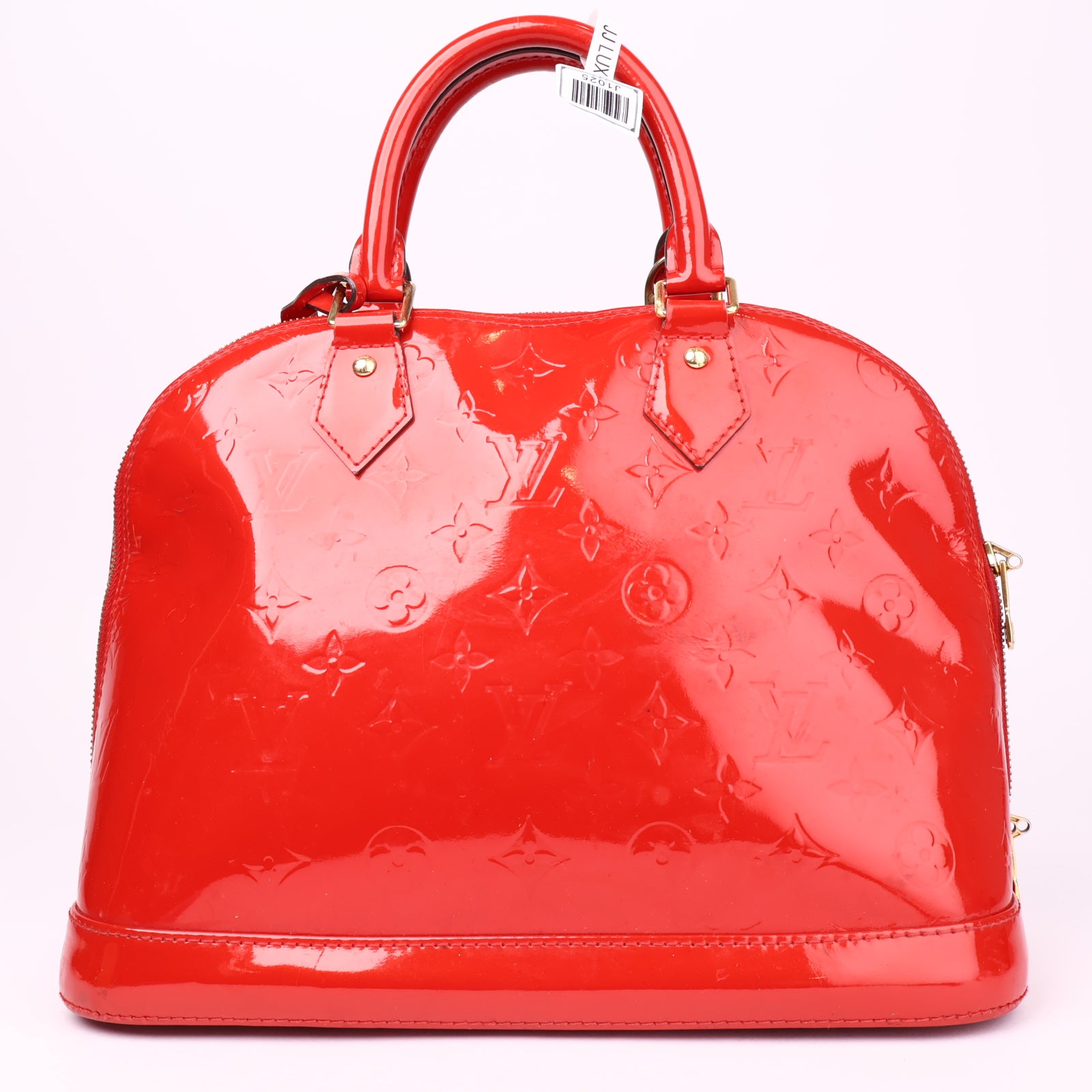 J1025 Louis Vuitton Alma Monogram Vernis Handbag PM- Pre Owned
