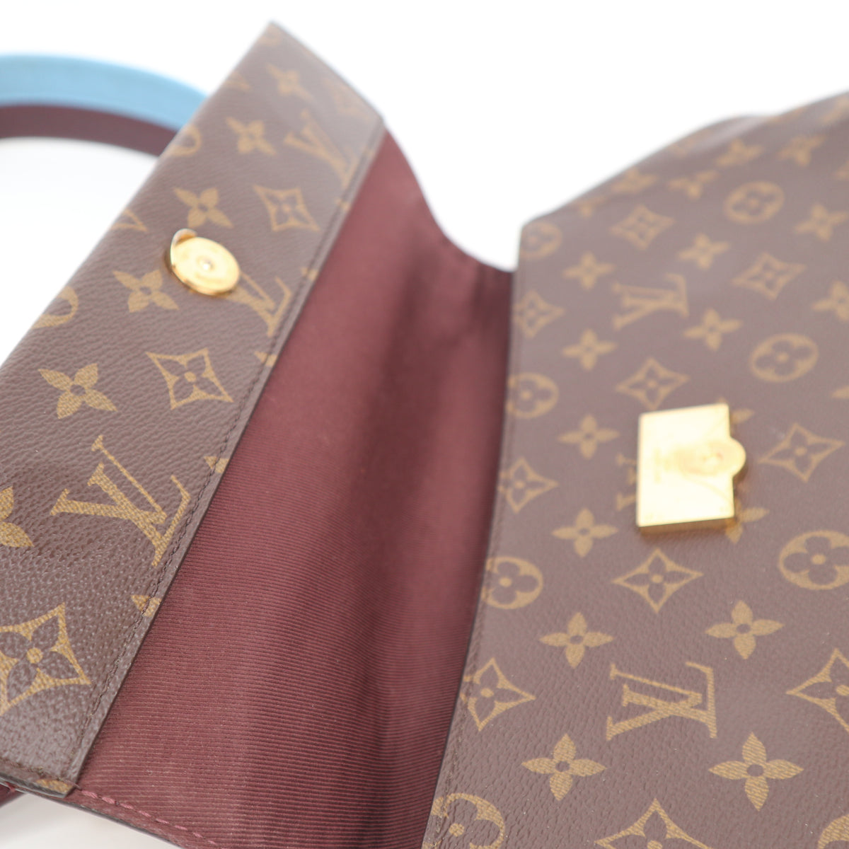 C2759 Louis Vuitton Top Handle Bag Monogram Cluny MM | Pre-Owned Very Good Brown Monogram Canvas