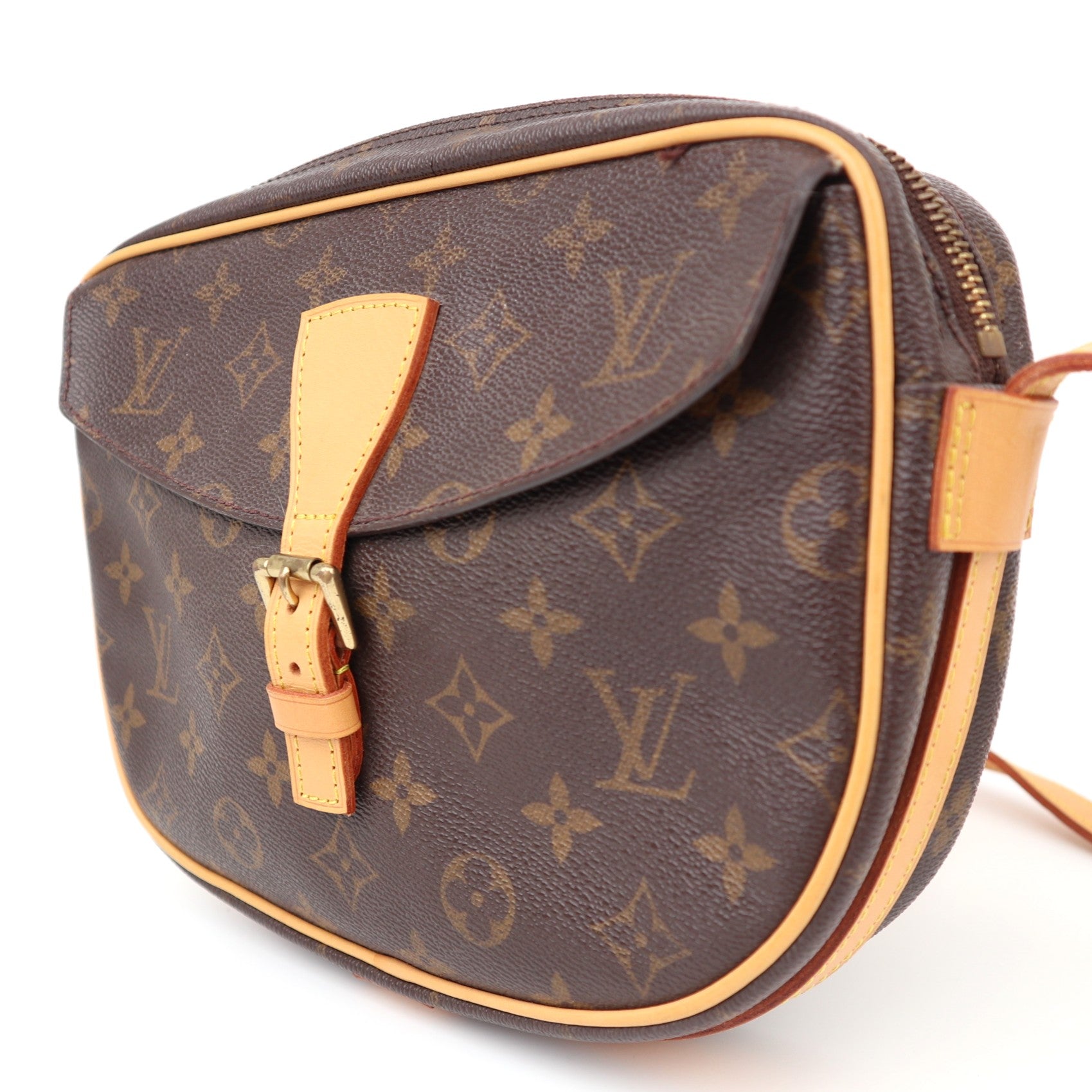 C1254R Louis Vuitton Monogram Canvas Jeune Fille MM Shoulder Bag-Pre Owned