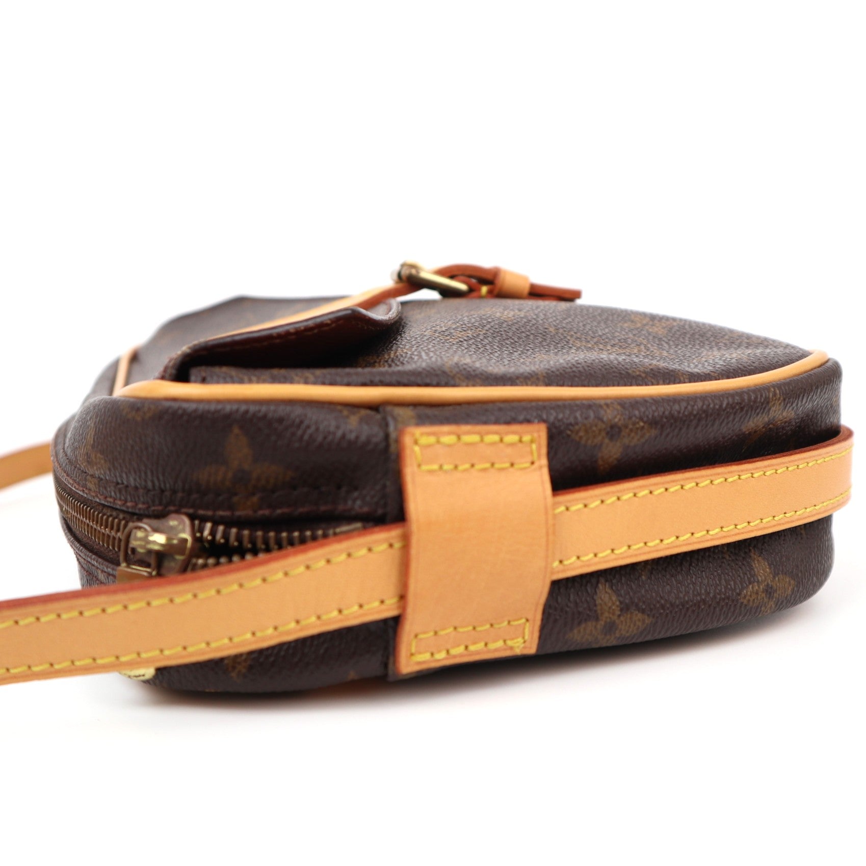 C1254R Louis Vuitton Monogram Canvas Jeune Fille MM Shoulder Bag-Pre Owned