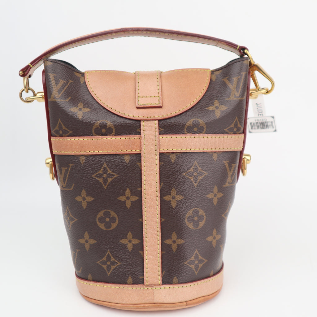 C2761 Louis Vuitton Top Handle Bag Monogram Duffle Bag | Pre-Owned Very Good Brown Monogram Canvas