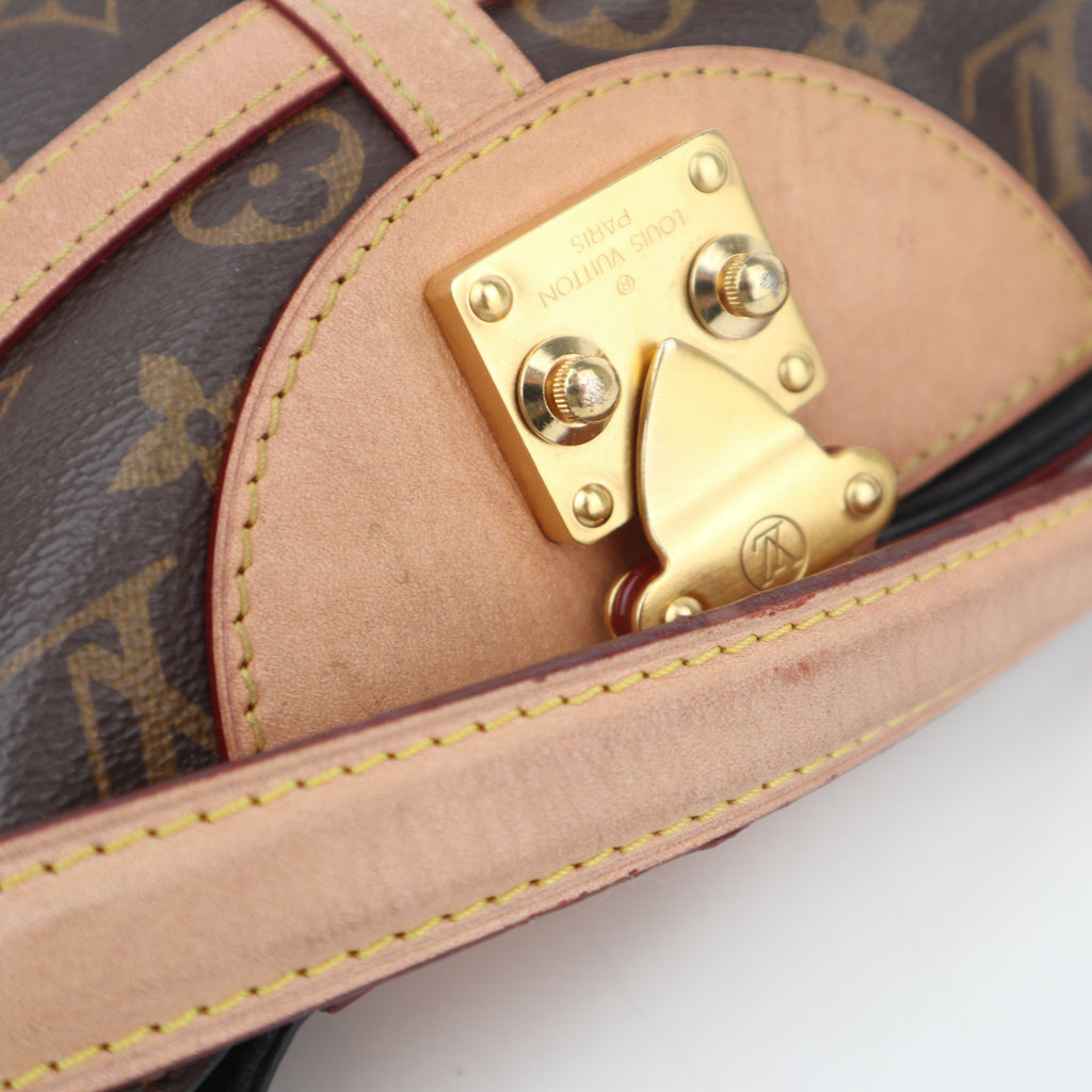 C2761 Louis Vuitton Top Handle Bag Monogram Duffle Bag | Pre-Owned Very Good Brown Monogram Canvas