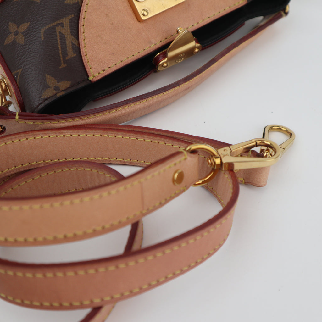 C2761 Louis Vuitton Top Handle Bag Monogram Duffle Bag | Pre-Owned Very Good Brown Monogram Canvas