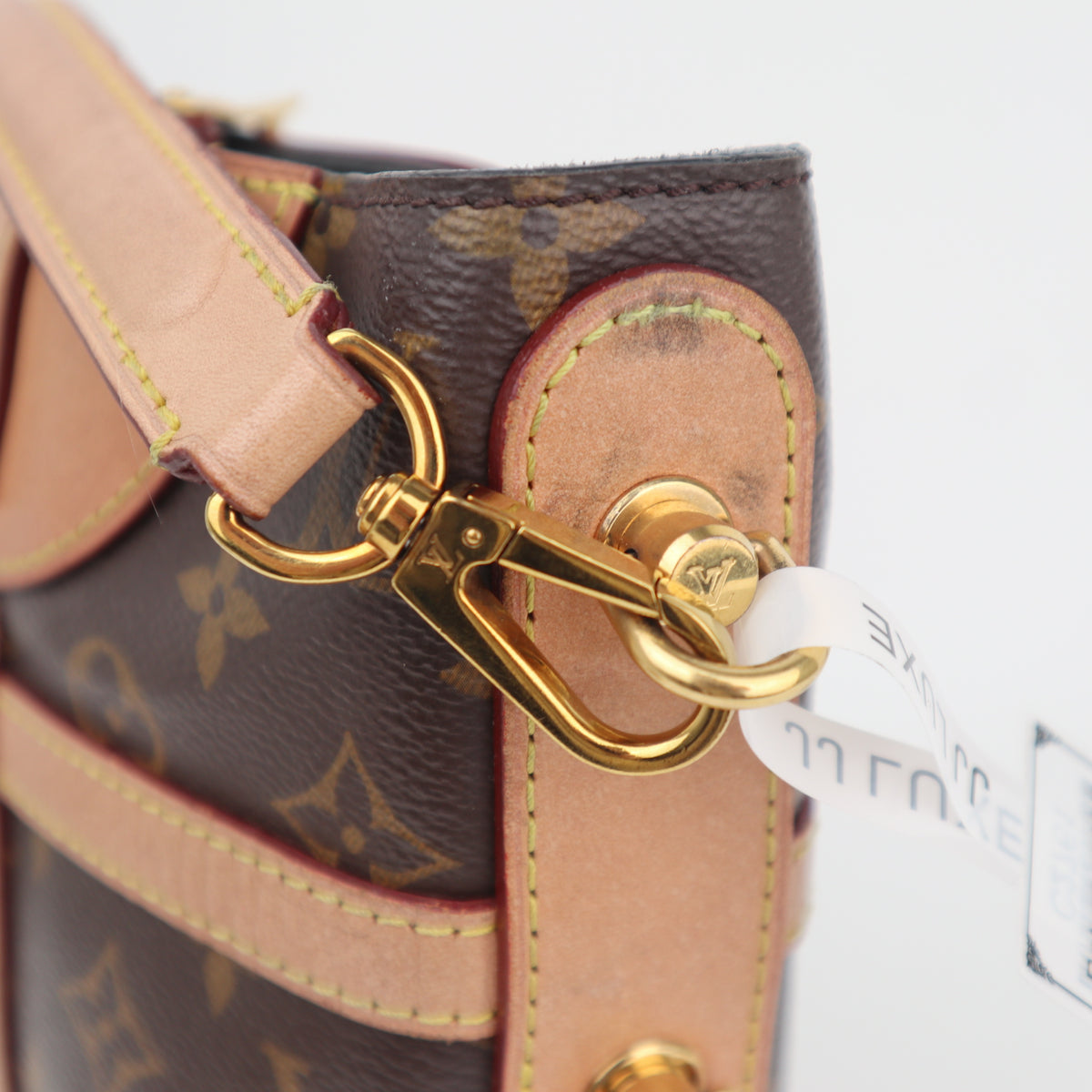 C2761 Louis Vuitton Top Handle Bag Monogram Duffle Bag | Pre-Owned Very Good Brown Monogram Canvas