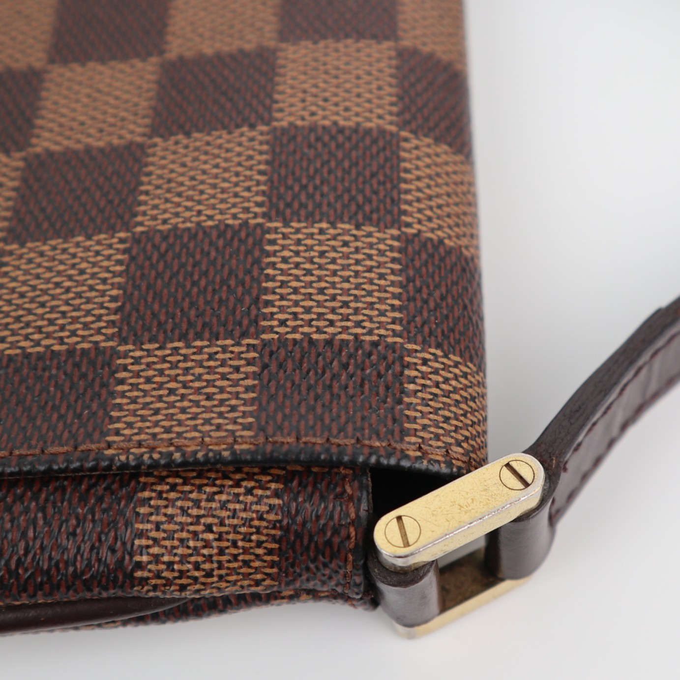 Louis Vuitton Damier Ebene Musette Salsa Shoulder Bag C1809 | Pre-Owned Very Good Brown Damier Ebene Canvas