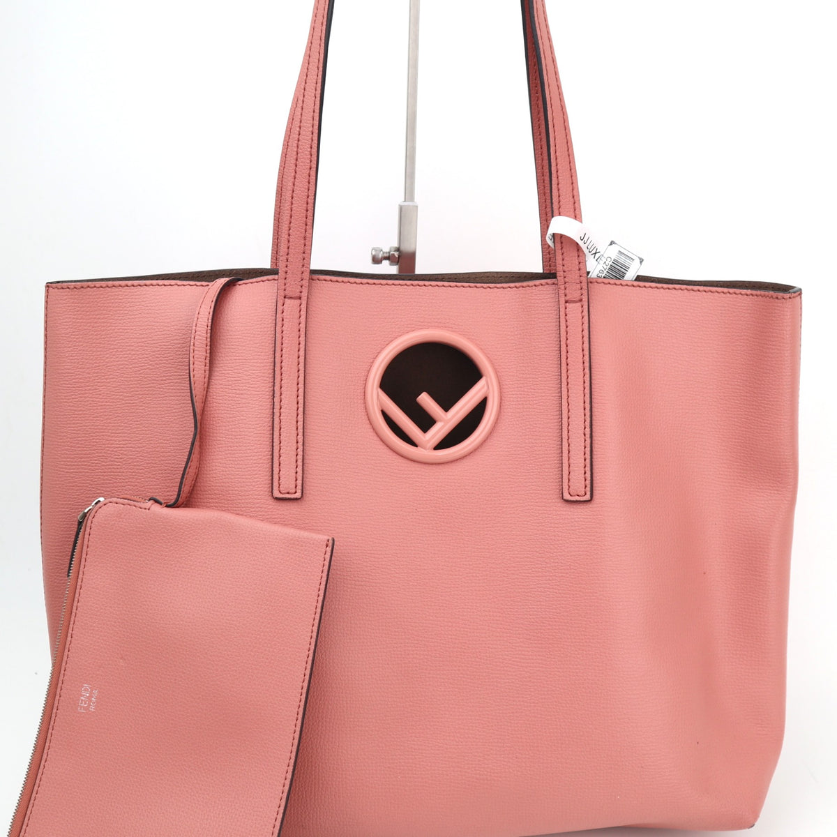 C2763 Fendi Tote Bag F is Fendi Logo Tote | Pre-Owned Excellent