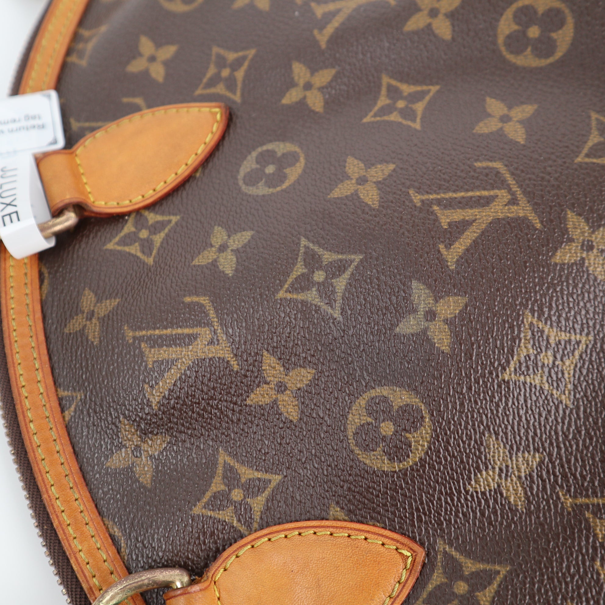 Louis Vuitton Monogram Canvas Lockit Vertical Shoulder Bag C1813 | Pre-Owned Very Good Brown Monogram Canvas