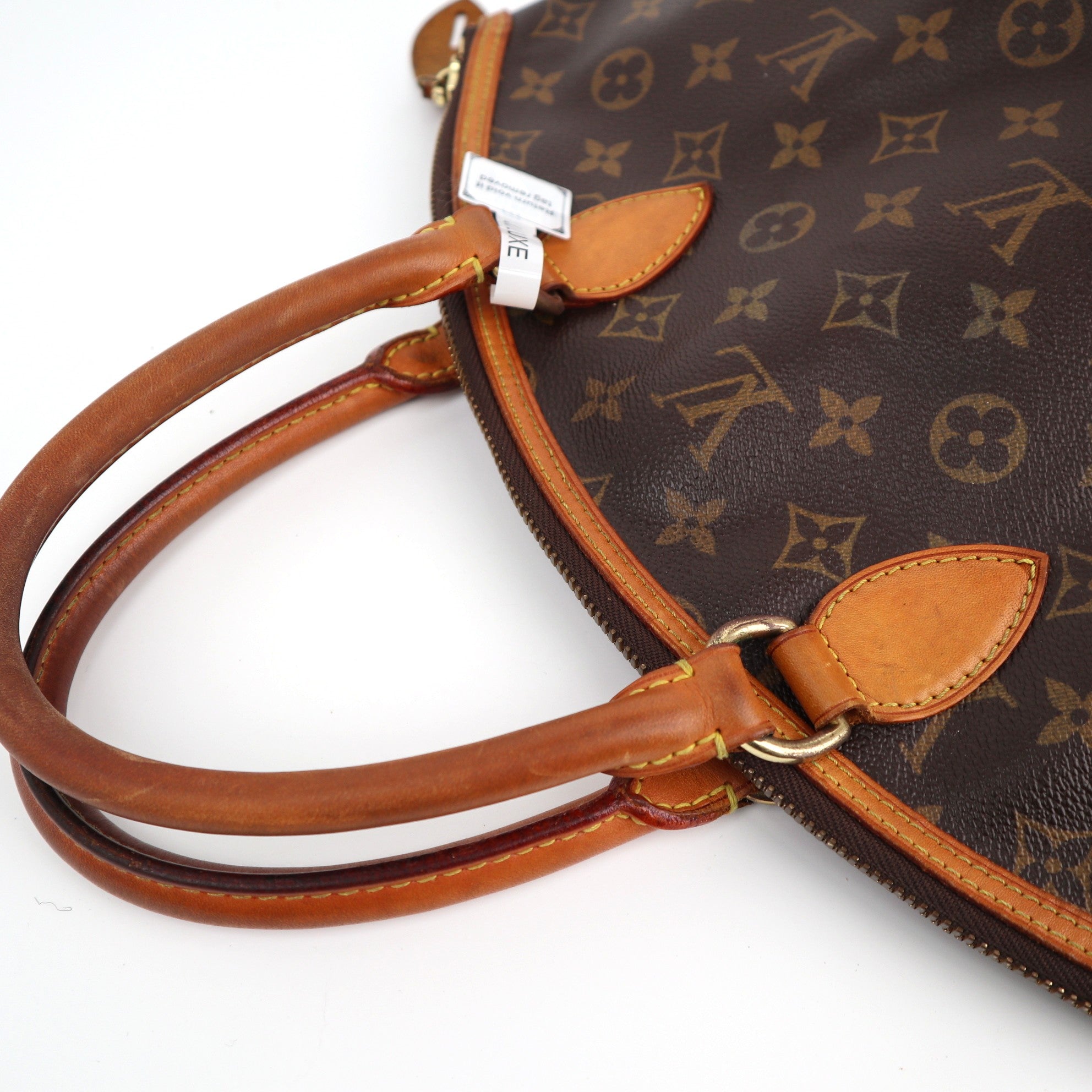 Louis Vuitton Monogram Canvas Lockit Vertical Shoulder Bag C1813 | Pre-Owned Very Good Brown Monogram Canvas