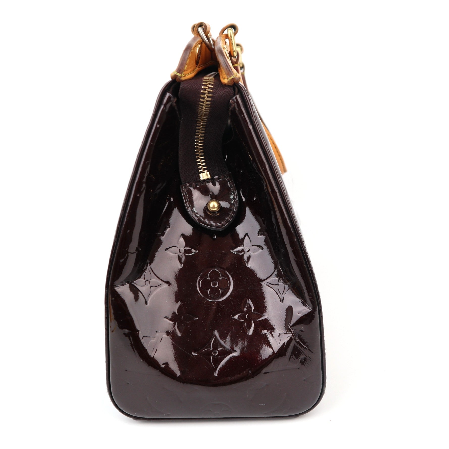 C1259 Louis Vuitton Monogram Vernis Brea MM-Pre Owned