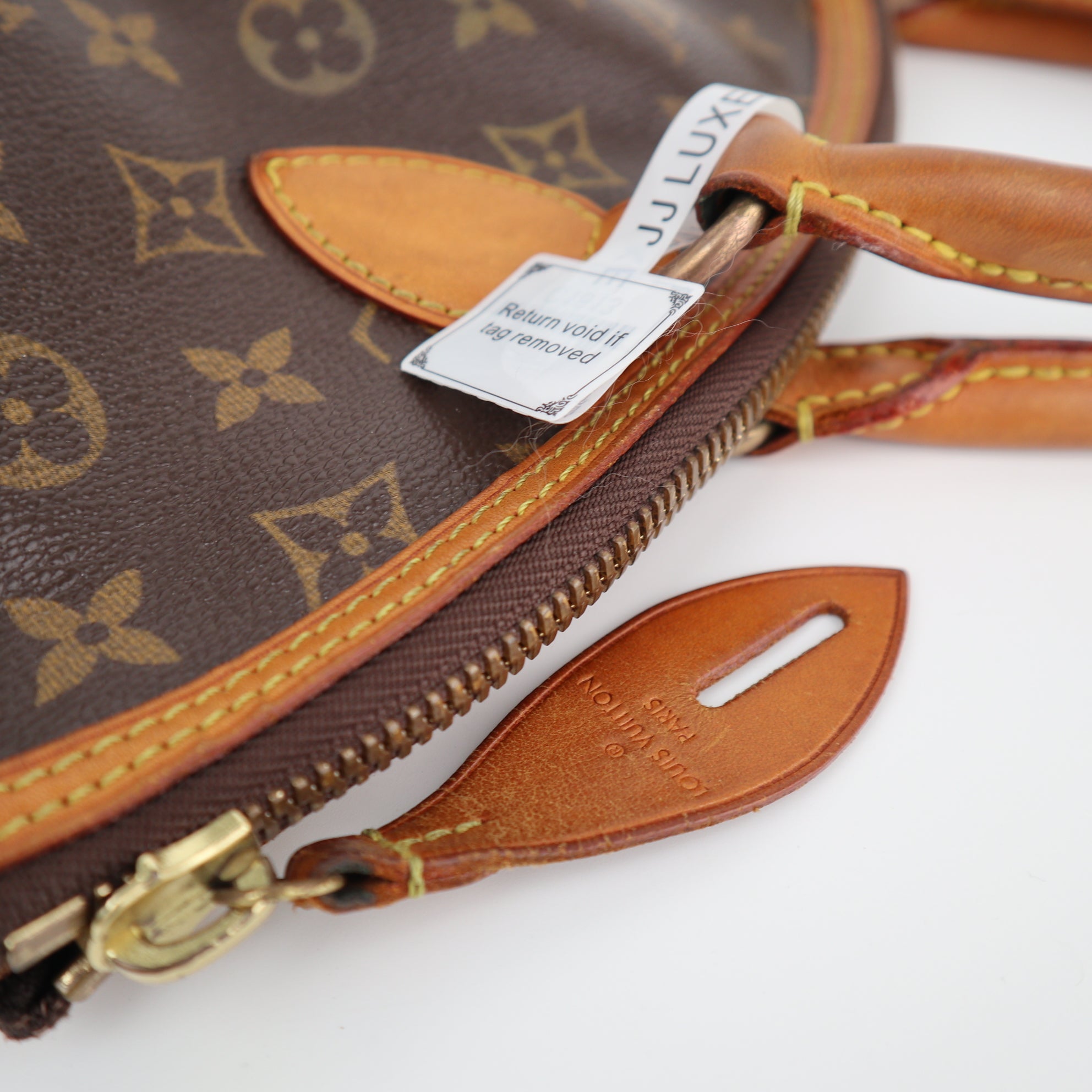 Louis Vuitton Monogram Canvas Lockit Vertical Shoulder Bag C1813 | Pre-Owned Very Good Brown Monogram Canvas