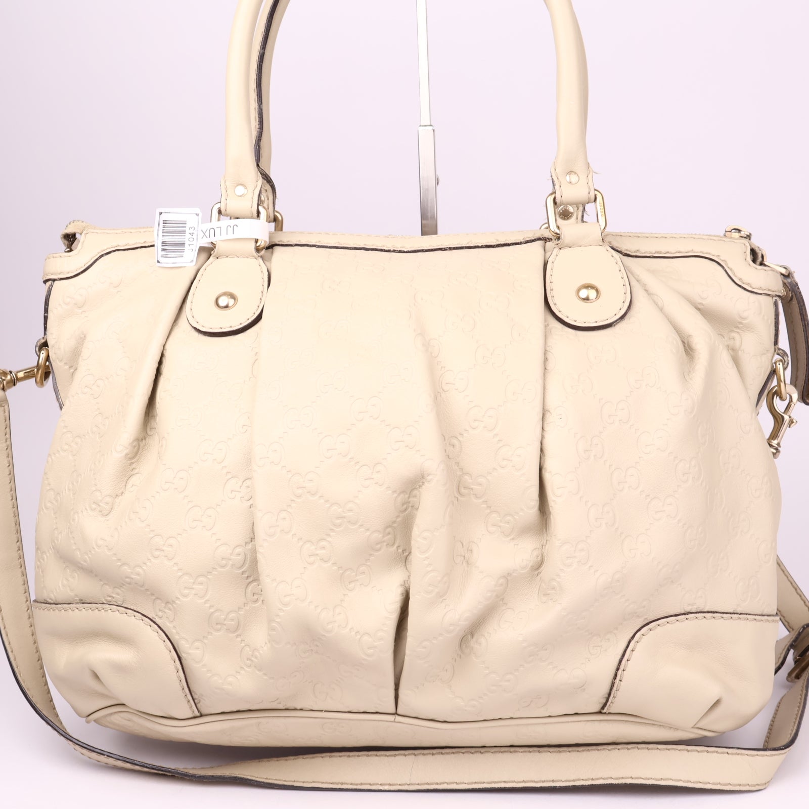 J1043 Gucci Guccissima Sukey Satchel- Pre Owned