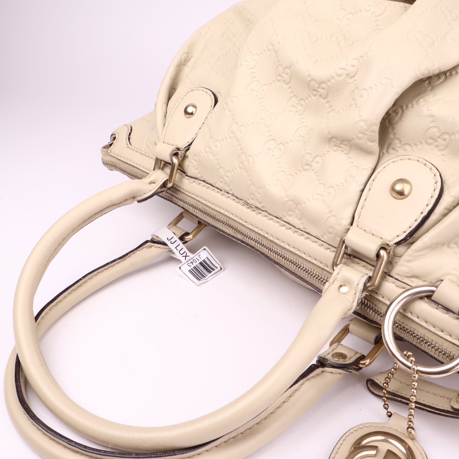 J1043 Gucci Guccissima Sukey Satchel- Pre Owned