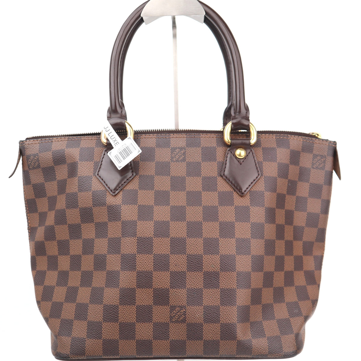 C2767 Louis Vuitton Shoulder Bag Damier Ebene Saleya PM | Pre-Owned Excellent Brown Damier Ebene Canvas