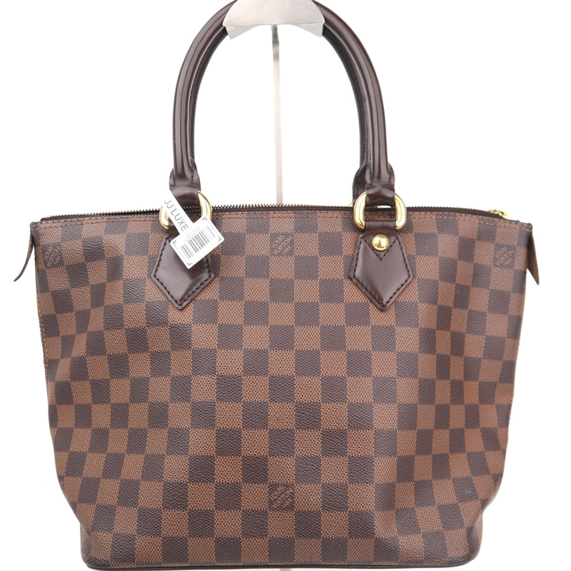C2767 Louis Vuitton Shoulder Bag Damier Ebene Saleya PM | Pre-Owned Excellent Brown Damier Ebene Canvas