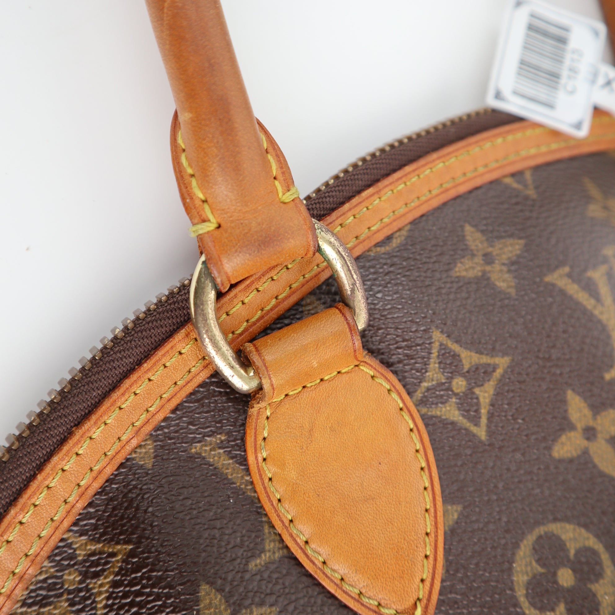 Louis Vuitton Monogram Canvas Lockit Vertical Shoulder Bag C1813 | Pre-Owned Very Good Brown Monogram Canvas