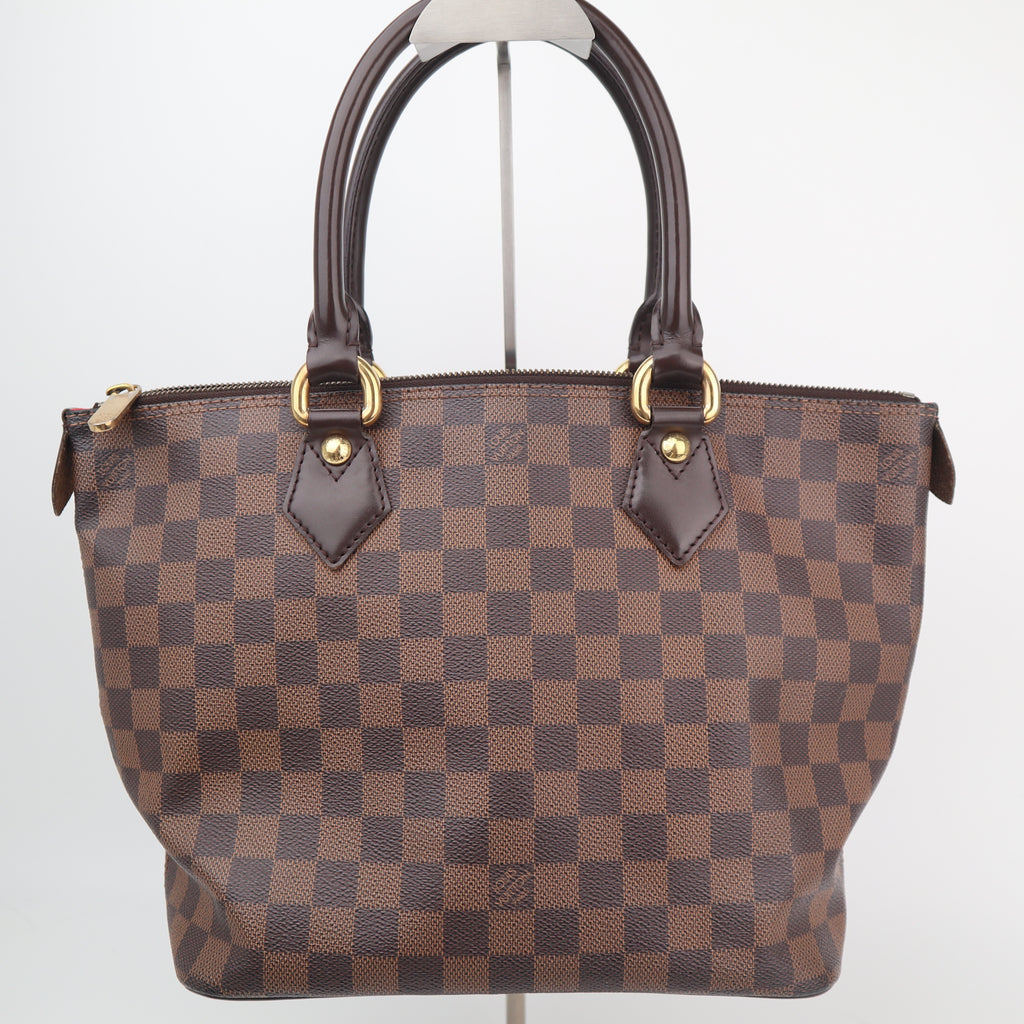 C2767 Louis Vuitton Shoulder Bag Damier Ebene Saleya PM | Pre-Owned Excellent Brown Damier Ebene Canvas