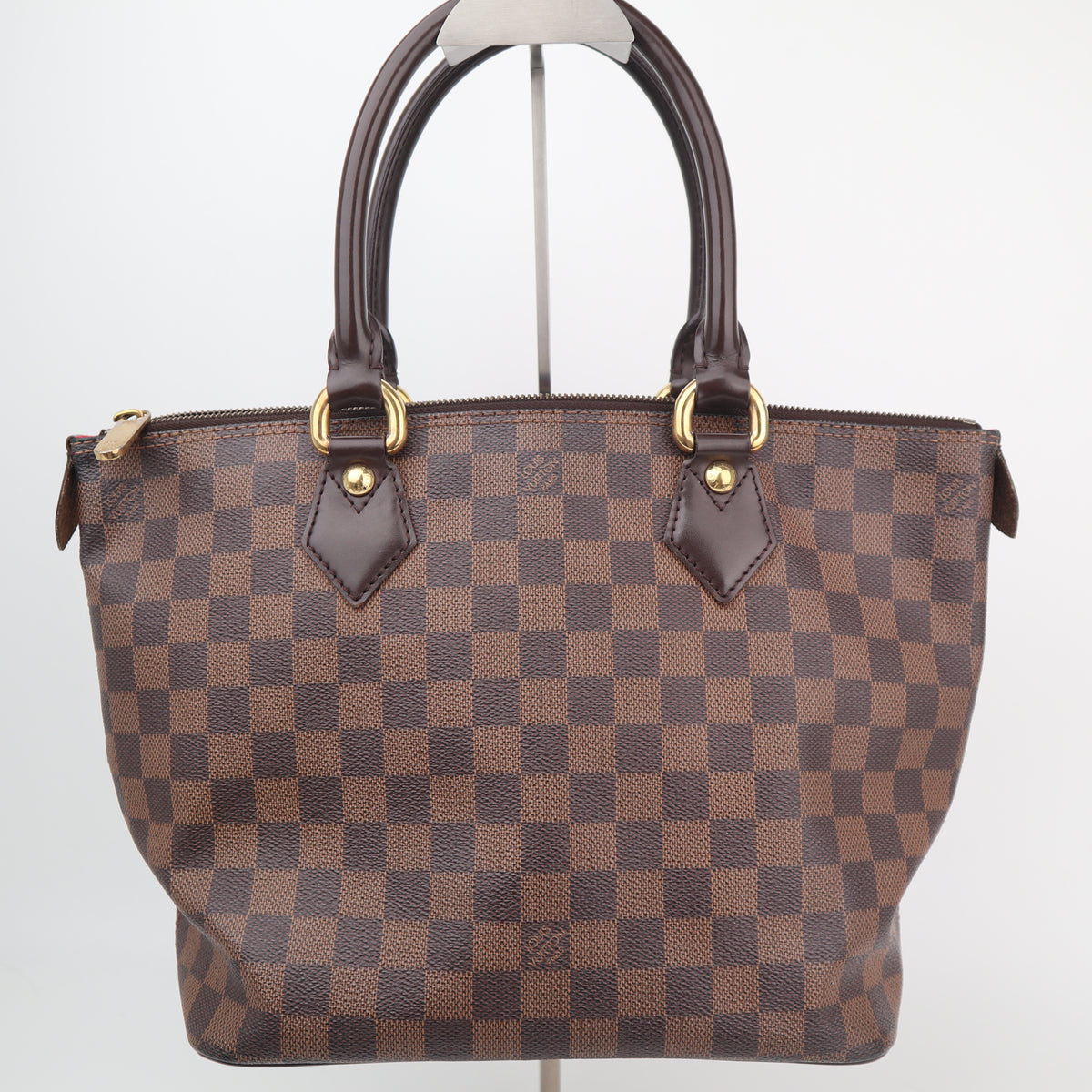 C2767 Louis Vuitton Shoulder Bag Damier Ebene Saleya PM | Pre-Owned Excellent Brown Damier Ebene Canvas