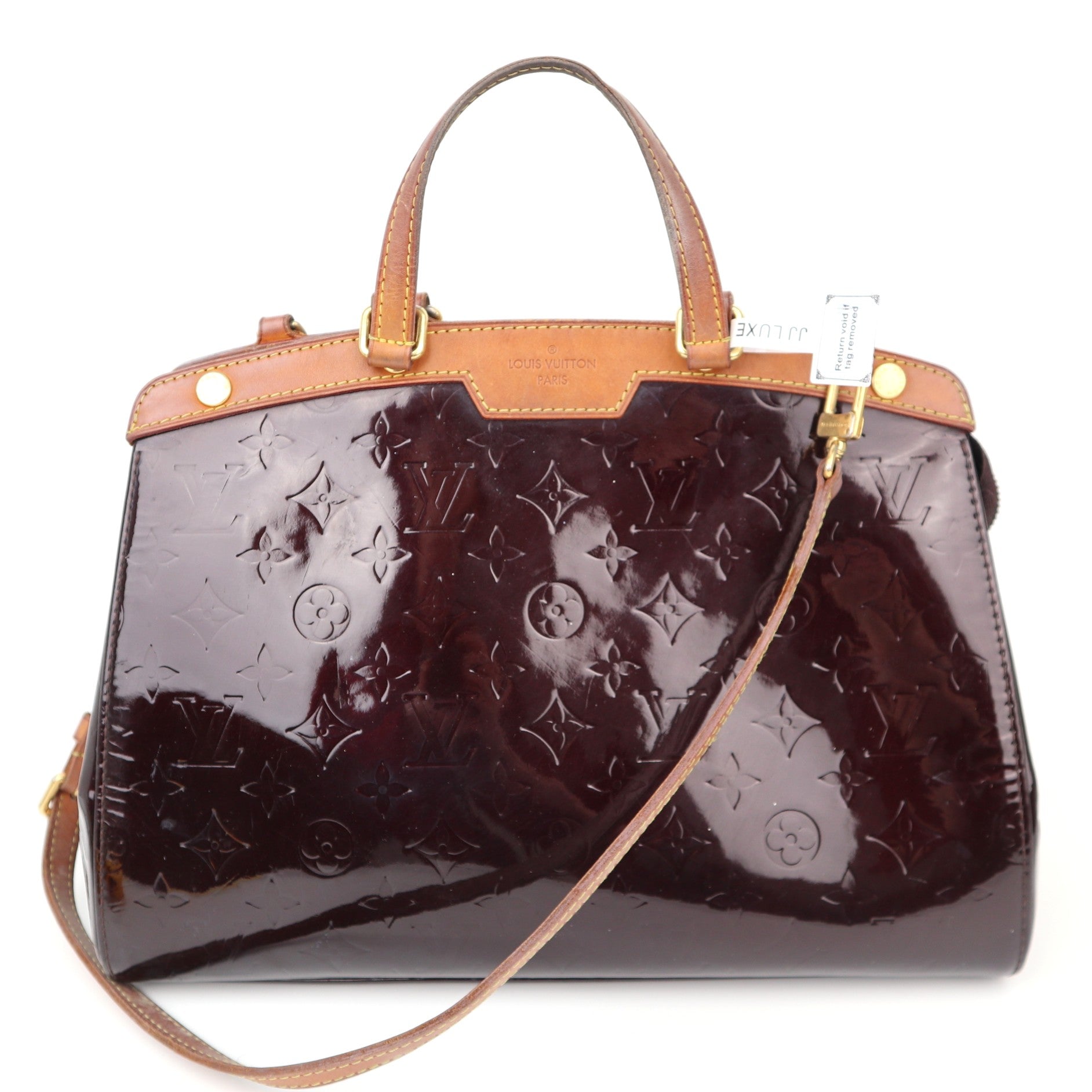 C1260 Louis Vuitton Monogram Vernis Brea MM-Pre Owned