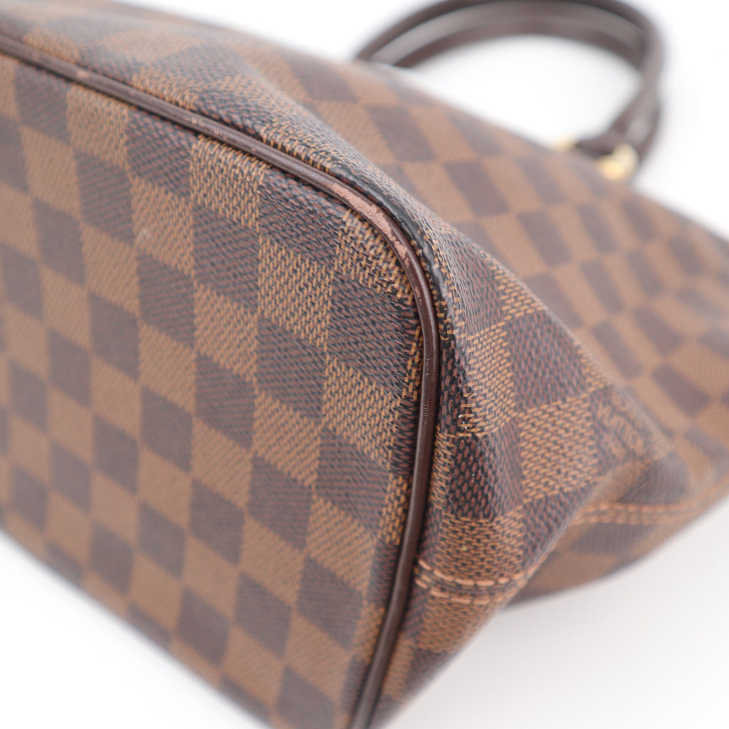 C2767 Louis Vuitton Shoulder Bag Damier Ebene Saleya PM | Pre-Owned Excellent Brown Damier Ebene Canvas