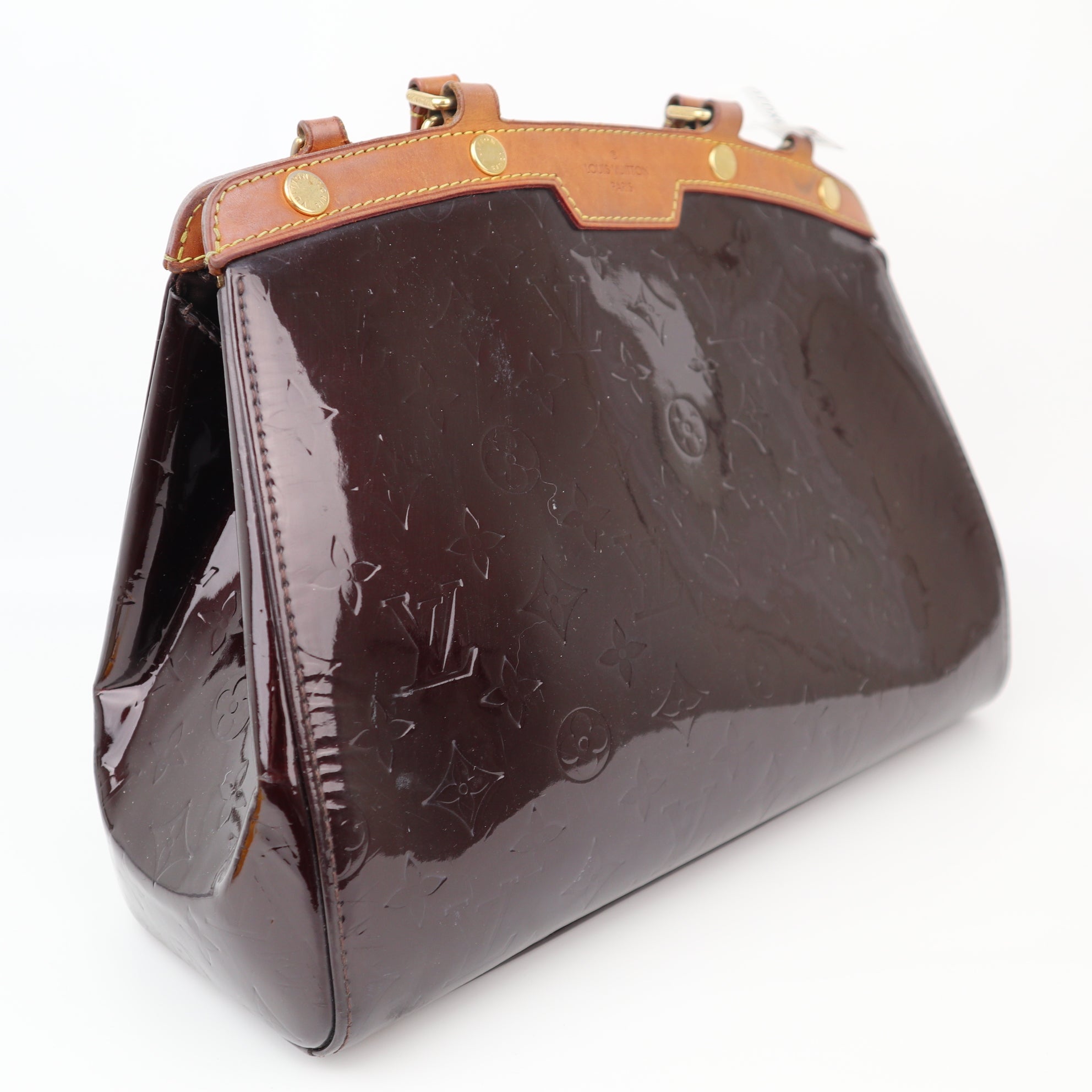 C1260 Louis Vuitton Monogram Vernis Brea MM-Pre Owned