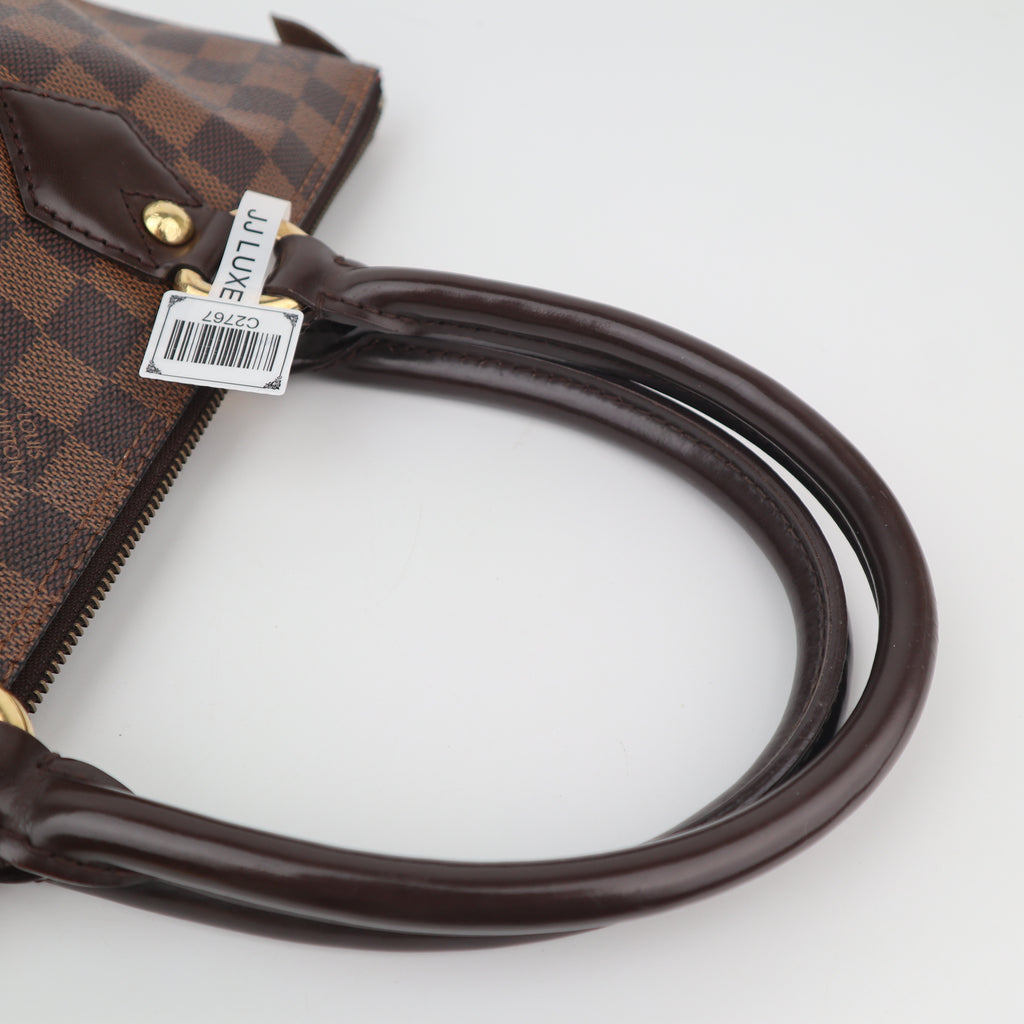 C2767 Louis Vuitton Shoulder Bag Damier Ebene Saleya PM | Pre-Owned Excellent Brown Damier Ebene Canvas