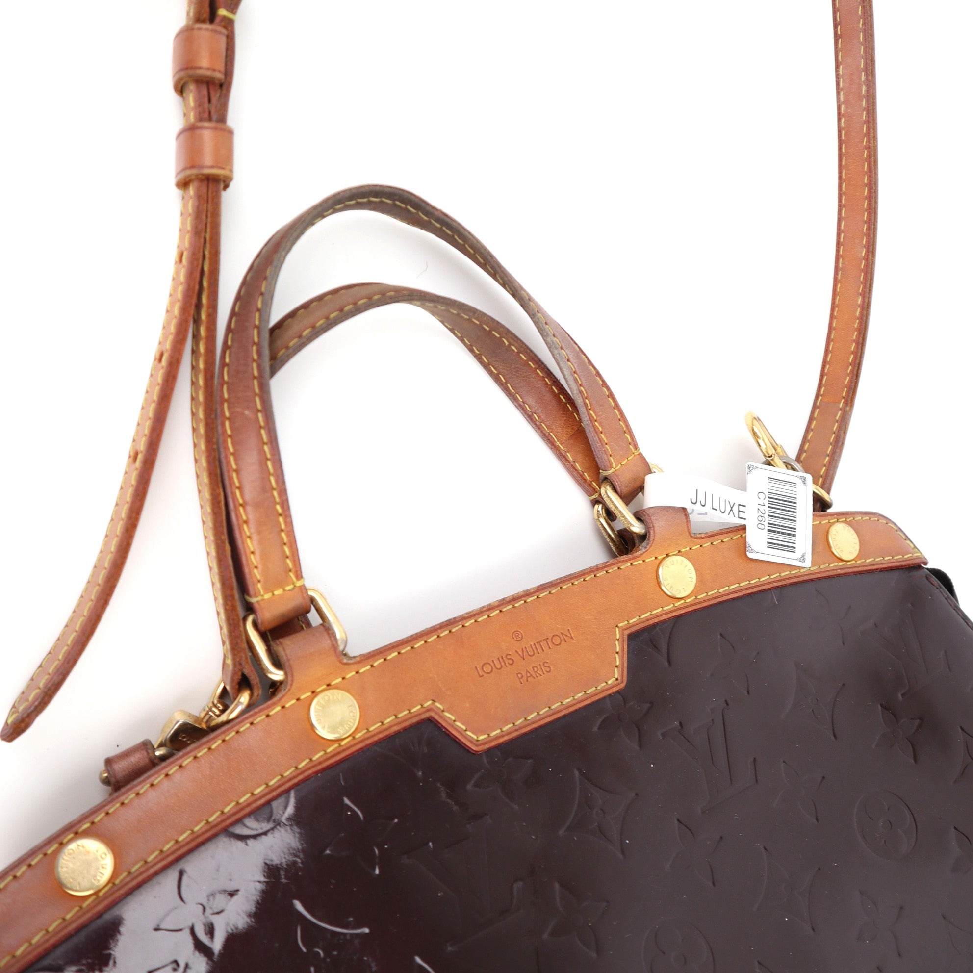 C1260 Louis Vuitton Monogram Vernis Brea MM-Pre Owned