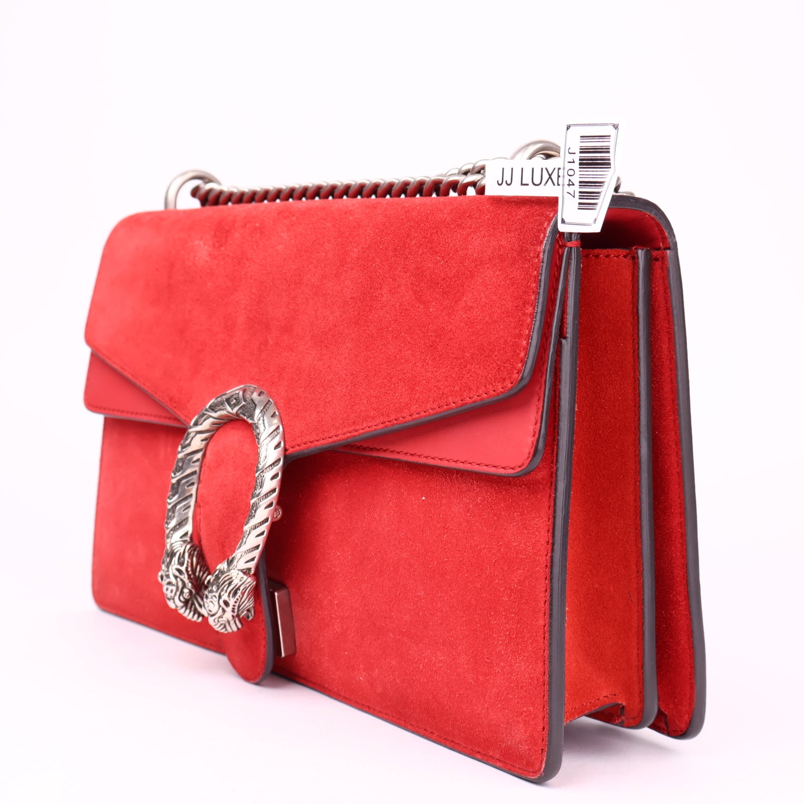 J1047 Gucci Small Suede Dionysus Shoulder Bag - Pre Owned