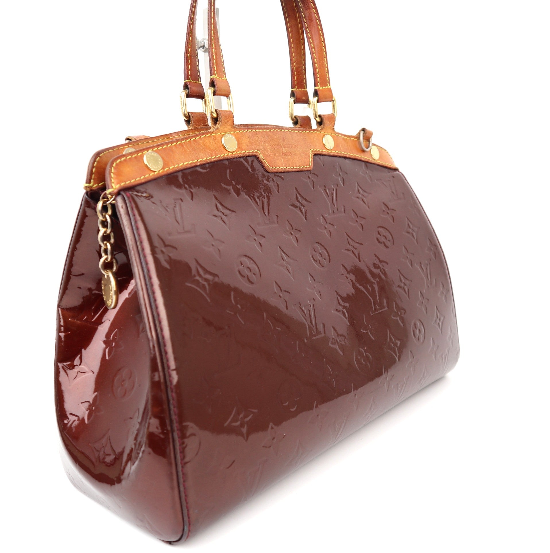 C1262 Louis Vuitton Monogram Vernis Brea MM-Pre Owned