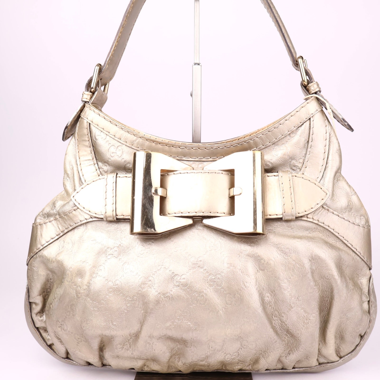 J3521 Gucci Guccissima Queen Hobo Bag- Pre Owned