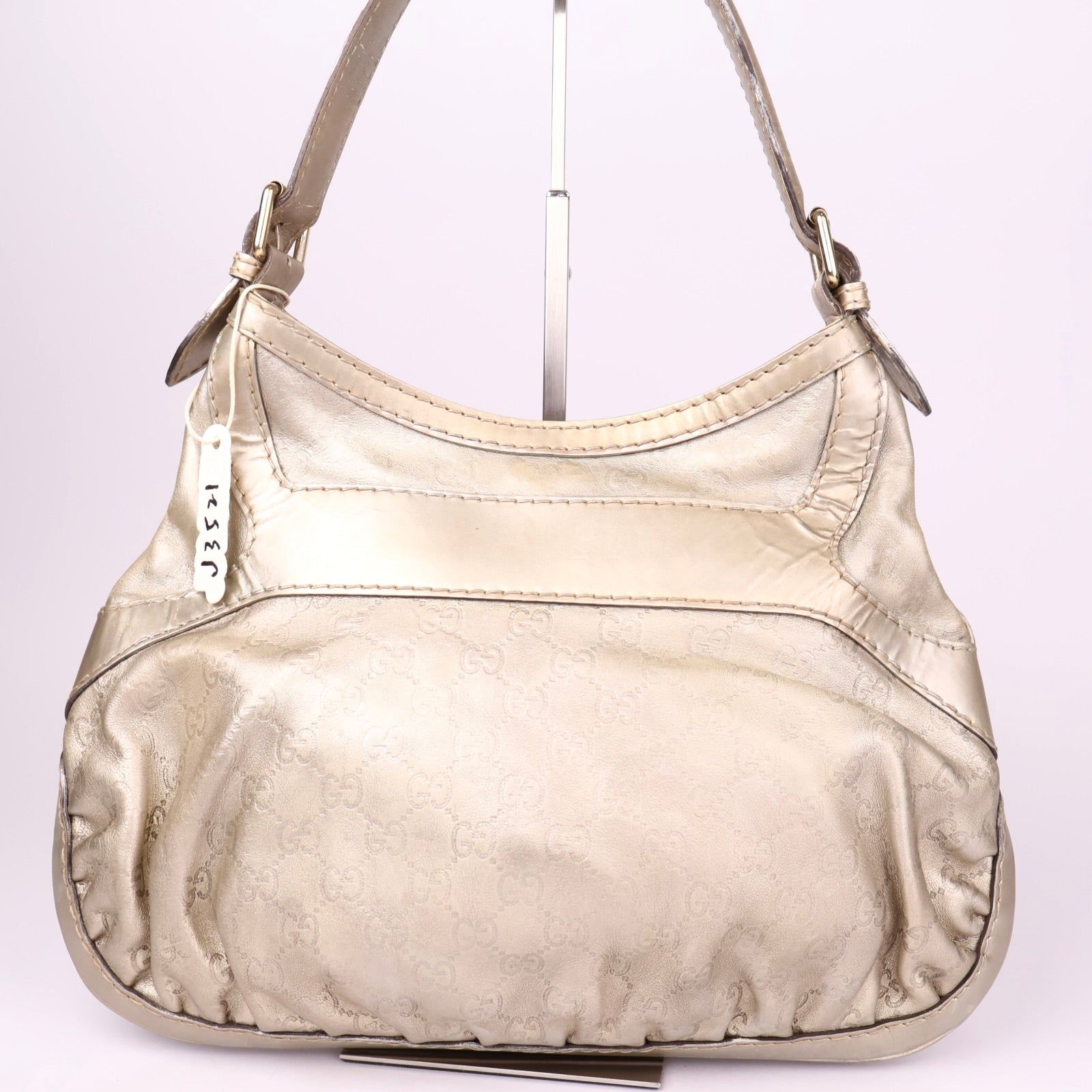 J3521 Gucci Guccissima Queen Hobo Bag- Pre Owned