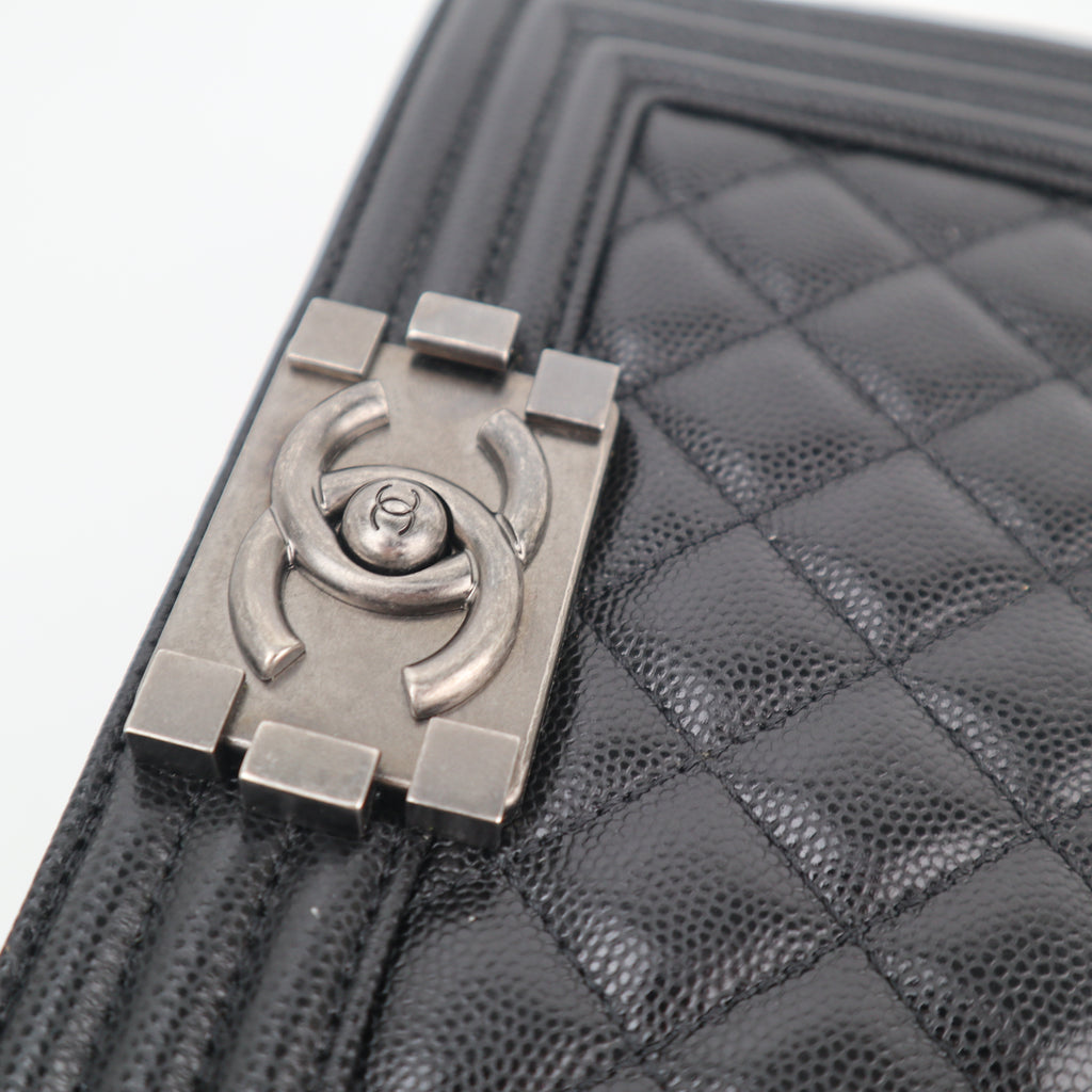 C2773 Chanel Shoulder Bag Boy Chanel Small | Pre-Owned Very Good Quilted Leather