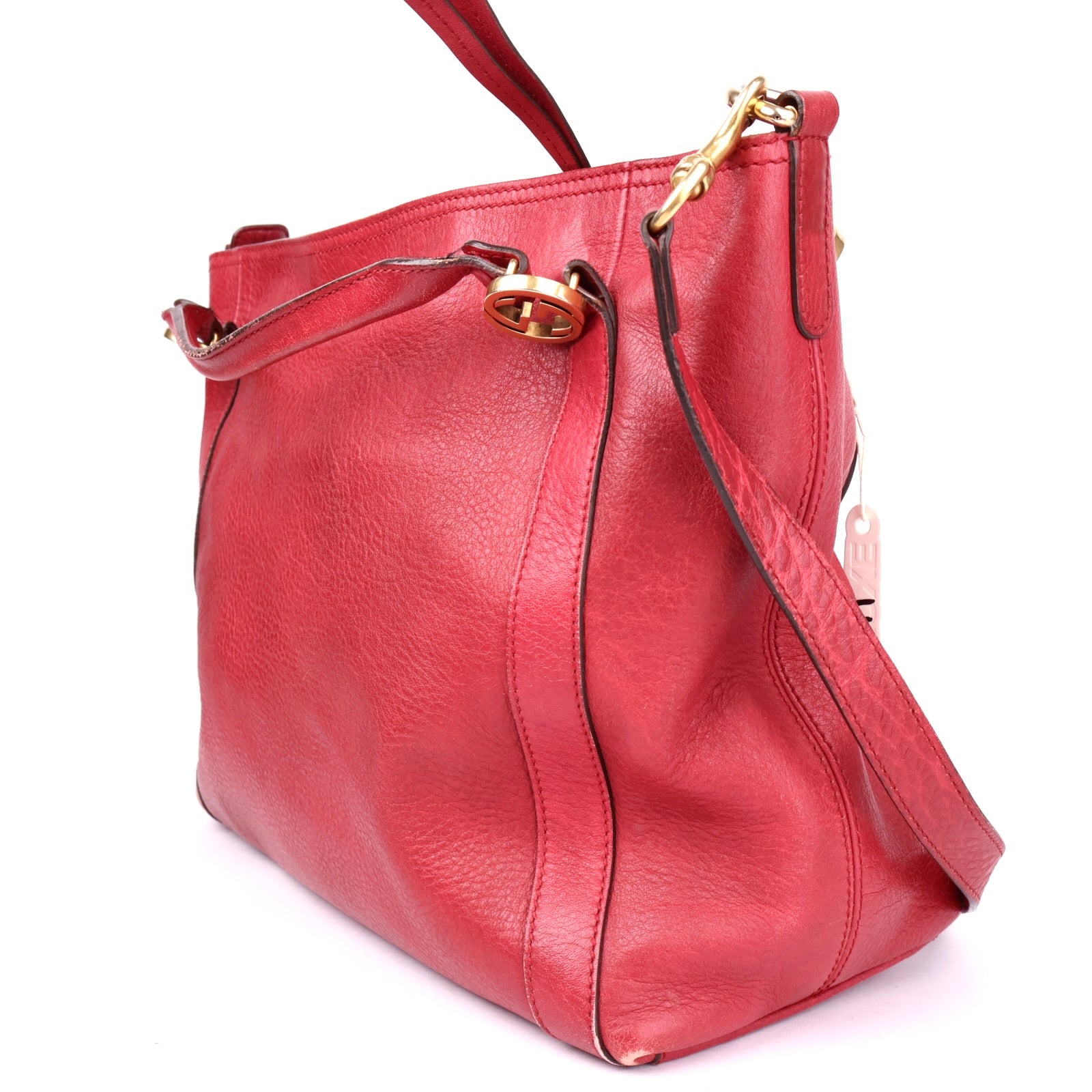 J3511 Gucci  Medium Leather Miss GG satchel- Pre Owned