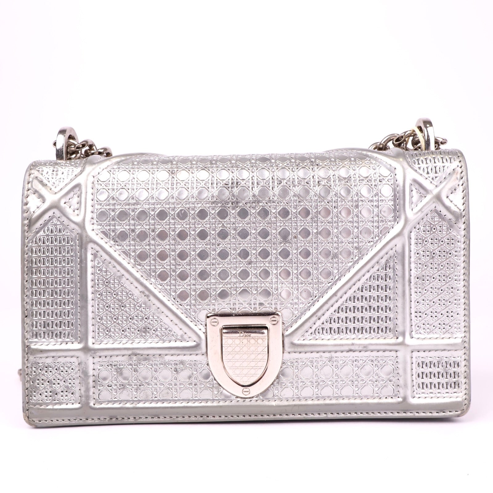 J3520 Christian Dior Micro Cannage Diorama Flap Bag- Pre Owned