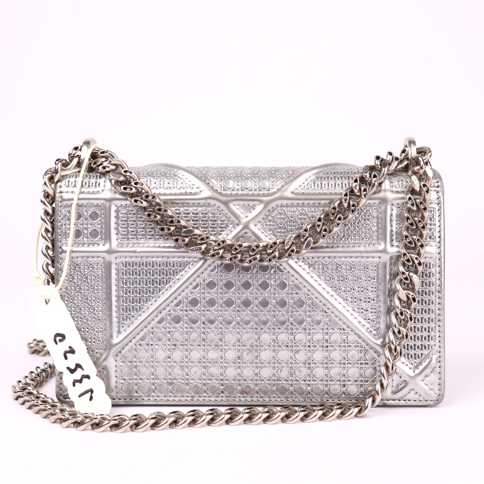 J3520 Christian Dior Micro Cannage Diorama Flap Bag- Pre Owned