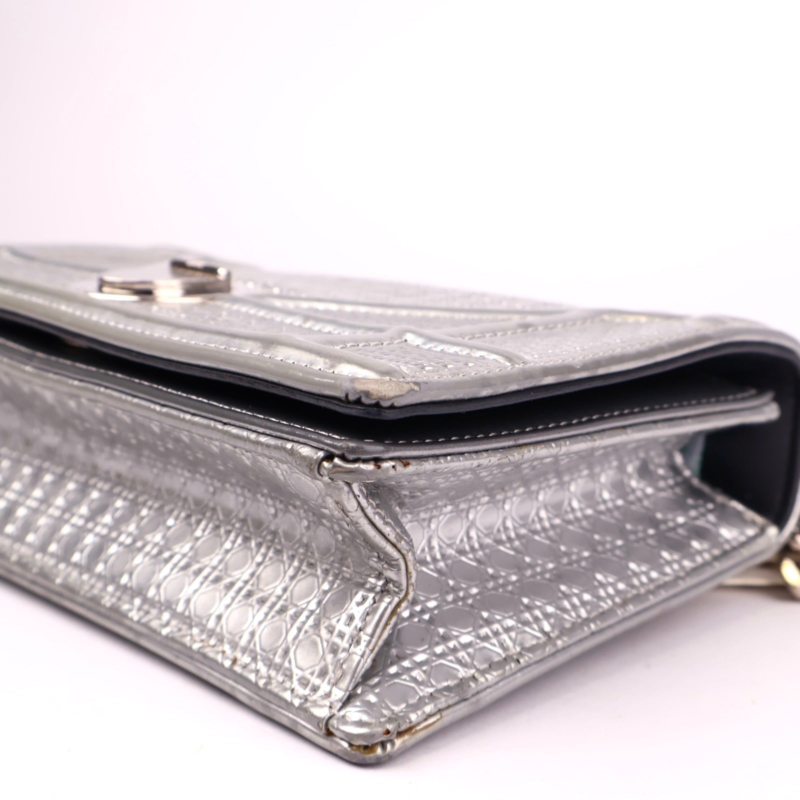 J3520 Christian Dior Micro Cannage Diorama Flap Bag- Pre Owned
