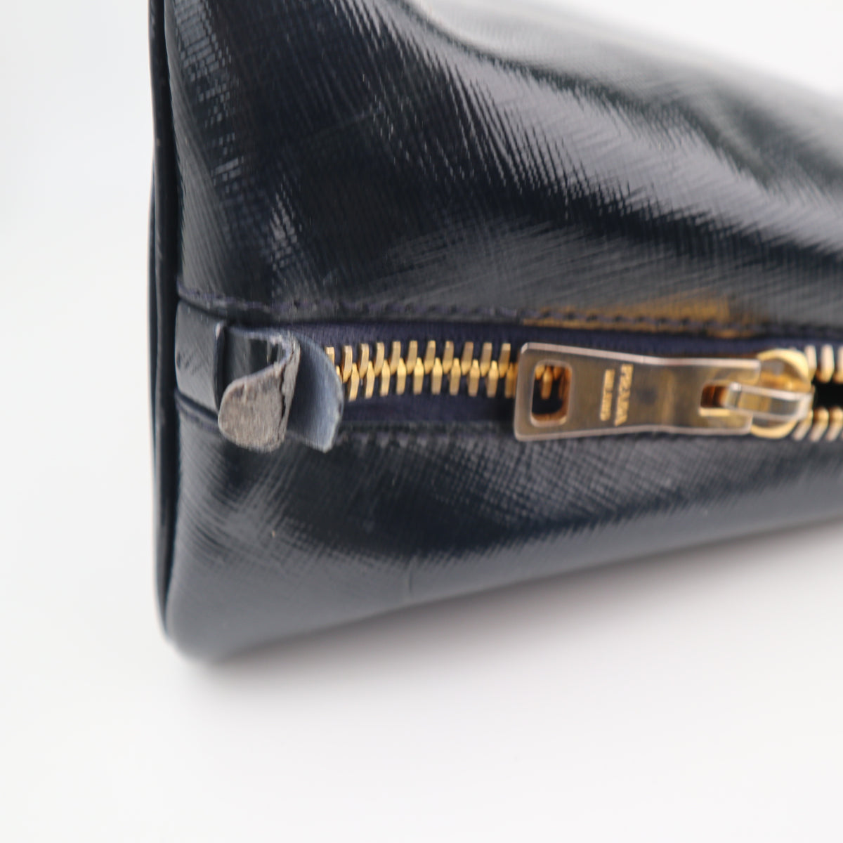 C2776 Prada Top Handle Bag Saffiano Lux Promenade Medium | Pre-Owned Very Good Leather