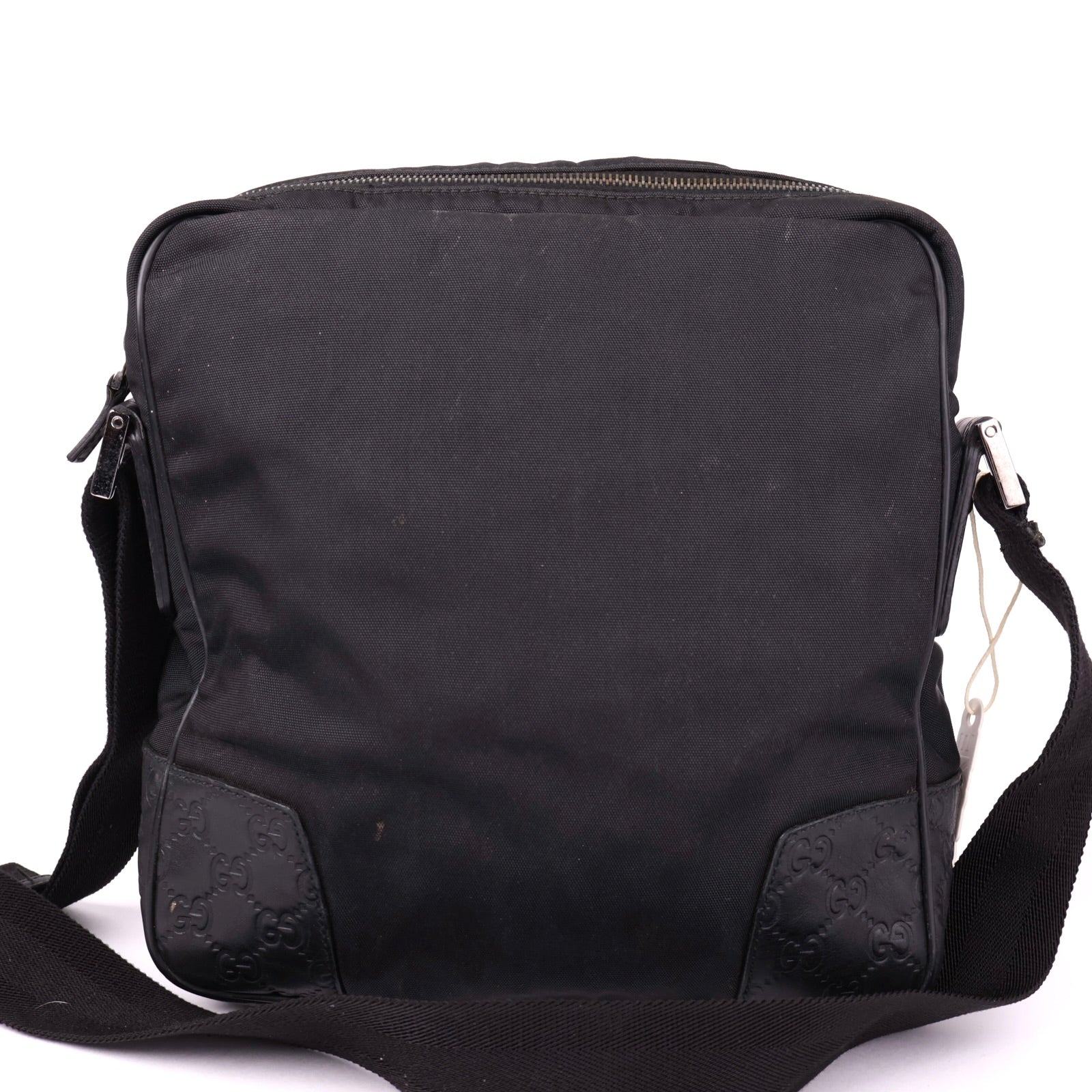 J3516 Gucci Shoulder Bag Black Synthetic- Pre Owned