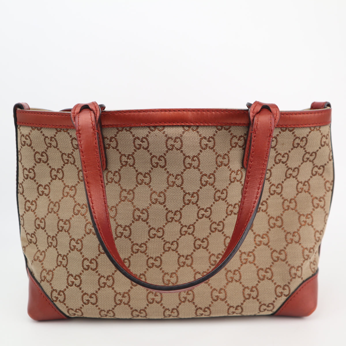 C2778 Gucci Tote Bag Craft GG Canvas Tote Small | Pre-Owned Very Good GG Logo Canvas