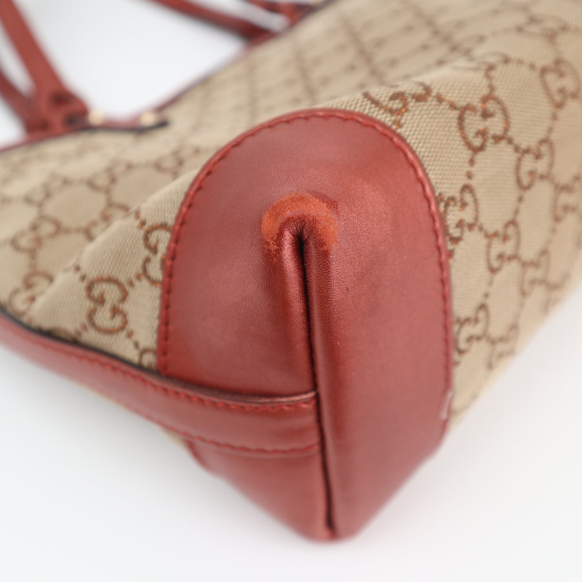 C2778 Gucci Tote Bag Craft GG Canvas Tote Small | Pre-Owned Very Good GG Logo Canvas