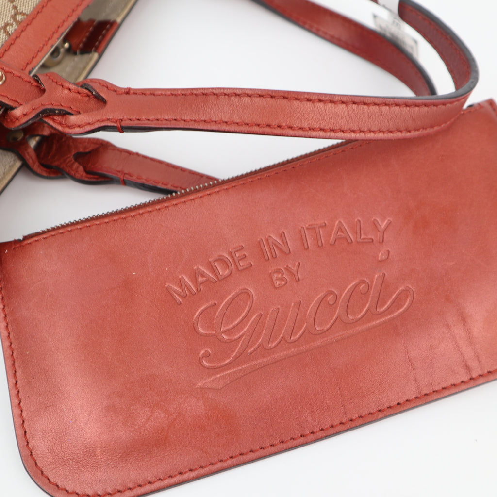 C2778 Gucci Tote Bag Craft GG Canvas Tote Small | Pre-Owned Very Good GG Logo Canvas