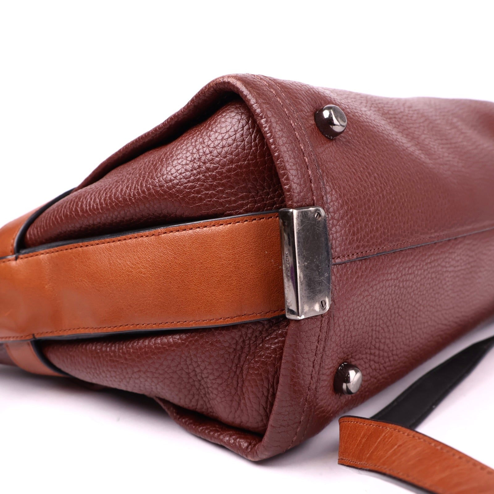 J3517 Coach Leather Signoria Brown Handle Bags- Pre Owned