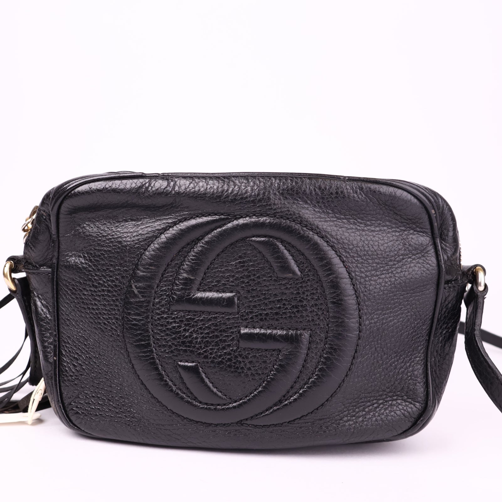 J3510 Gucci Soho Disco Leather Small Crossbody Bag- Pre Owned