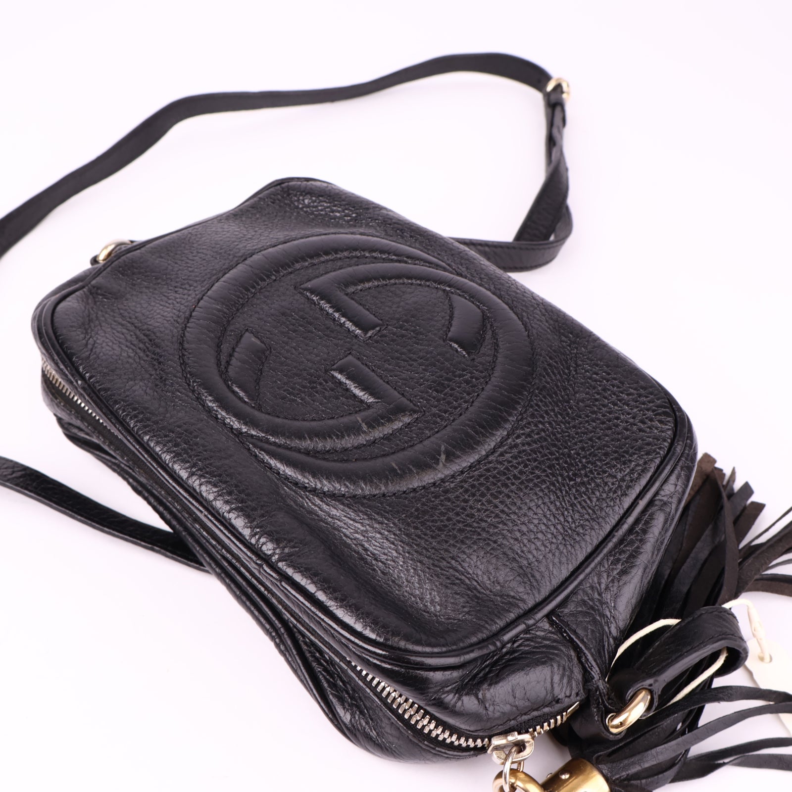 J3510 Gucci Soho Disco Leather Small Crossbody Bag- Pre Owned